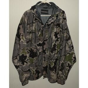 Rivers West Men’s 2XL Advanced Waterproof Fleece Hunting Jacket Camo Hood